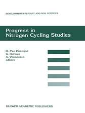 Progress in Nitrogen Cycling Studies: Proceedings of the 8th Nitrogen Workshop held at the University of Ghent, 5–8 September, 1994