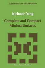 Complete and Compact Minimal Surfaces