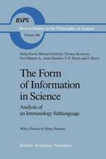 The Form of Information in Science: Analysis of an Immunology Sublanguage