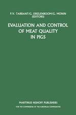 Evaluation and Control of Meat Quality in Pigs: A Seminar in the CEC Agricultural Research Programme, held in Dublin, Ireland, 21-22 November 1985