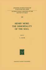 Henry More. The Immortality of the Soul: Edited with an Introduction and Notes