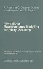 International Macroeconomic Modelling for Policy Decisions