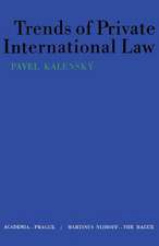 Trends of Private International Law