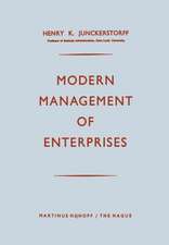 Modern Management of Enterprises