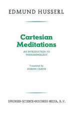 Cartesian Meditations: An Introduction to Phenomenology