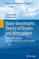 Quasi-Geostrophic Theory of Oceans and Atmosphere: Topics in the Dynamics and Thermodynamics of the Fluid Earth