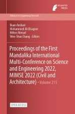 Proceedings of the First Mandalika International Multi-Conference on Science and Engineering 2022, MIMSE 2022 (Civil and Architecture)