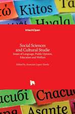 Social Sciences and Cultural Studies