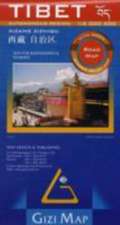 Tibet Road Map 1 : 2 000 000