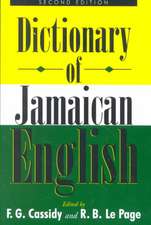 Dictionary of Jamaican English: Tracking Caribbean Poplular Music