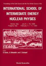 Intermediate Energy Nuclear Physics - 6th Summer Course & 1st Winter Course of the International School