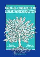 Parallel Complexity of Linear System Solution