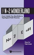 N=2 Wonderland, The: From Calabi-Yau Manifolds to Topological Field Theories