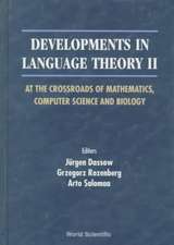 Developments in Language Theory II, at the Crossroads of Mathematics, Computer Science and Biology