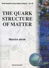 The Quark Structure of Matter