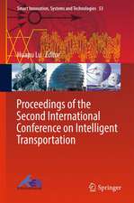 Proceedings of the Second International Conference on Intelligent Transportation