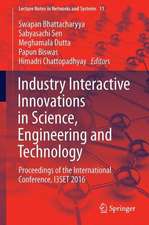 Industry Interactive Innovations in Science, Engineering and Technology