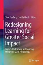 Redesigning Learning for Greater Social Impact