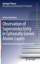 Observation of Superconductivity in Epitaxially Grown Atomic Layers: In Situ Electrical Transport Measurements