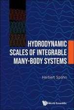 HYDRODYNAMIC SCALES OF INTEGRABLE MANY-BODY SYSTEMS