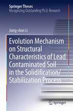 Evolution Mechanism on Structural Characteristics of Lead-Contaminated Soil in the Solidification/Stabilization Process