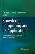 Knowledge Computing and its Applications: Knowledge Computing in Specific Domains: Volume II