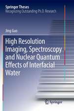 High Resolution Imaging, Spectroscopy and Nuclear Quantum Effects of Interfacial Water