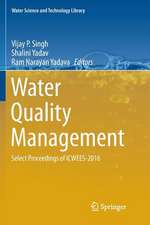 Water Quality Management: Select Proceedings of ICWEES-2016