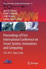 Proceedings of First International Conference on Smart System, Innovations and Computing: SSIC 2017, Jaipur, India