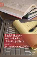 English Literacy Instruction for Chinese Speakers