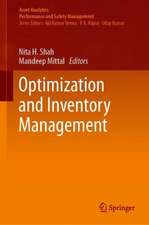 Optimization and Inventory Management