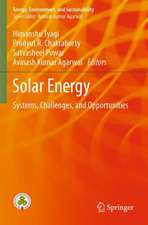 Solar Energy: Systems, Challenges, and Opportunities