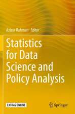 Statistics for Data Science and Policy Analysis