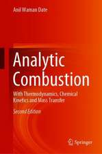 Analytic Combustion: With Thermodynamics, Chemical Kinetics and Mass Transfer