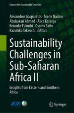 Sustainability Challenges in Sub-Saharan Africa II: Insights from Eastern and Southern Africa