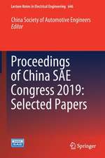 Proceedings of China SAE Congress 2019: Selected Papers