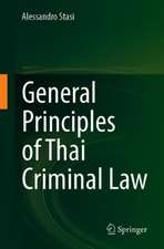 General Principles of Thai Criminal Law