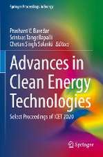 Advances in Clean Energy Technologies: Select Proceedings of ICET 2020