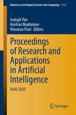 Proceedings of Research and Applications in Artificial Intelligence: RAAI 2020