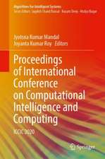 Proceedings of International Conference on Computational Intelligence and Computing: ICCIC 2020