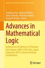 Advances in Mathematical Logic: Dedicated to the Memory of Professor Gaisi Takeuti, SAML 2018, Kobe, Japan, September 2018, Selected, Revised Contributions