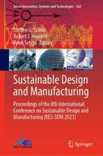 Sustainable Design and Manufacturing: Proceedings of the 8th International Conference on Sustainable Design and Manufacturing (KES-SDM 2021)