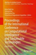 Proceedings of the International Conference on Computational Intelligence and Sustainable Technologies: ICoCIST 2021