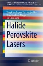 Halide Perovskite Lasers