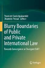 Blurry Boundaries of Public and Private International Law: Towards Convergence or Divergent Still?