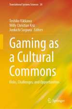 Gaming as a Cultural Commons: Risks, Challenges, and Opportunities