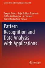 Pattern Recognition and Data Analysis with Applications