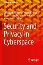 Security and Privacy in Cyberspace