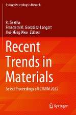 Recent Trends in Materials: Select Proceedings of ICTMIM 2022