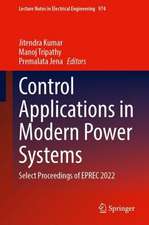 Control Applications in Modern Power Systems